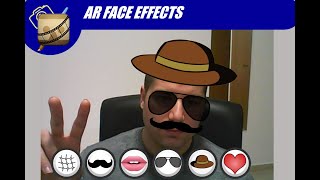 AR Face Effects for Unity3D asset store augmented reality tutorial