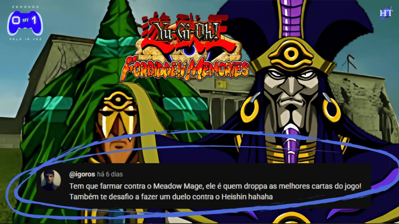 ATENDENDO A PEDIDOS! ✨ Farmando 🆚 MEADOW MAGE E Duelando 🆚 HEISHIN | Yu-Gi-Oh! Forbidden Memories