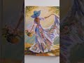 Люблю картины с историей! Картина маслом "Весна шептала ей стихи" #картинамаслом#купитькартину