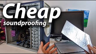 File server update - CHEAP soundproofing to reduce low-hum and sound of hard drives vibrating