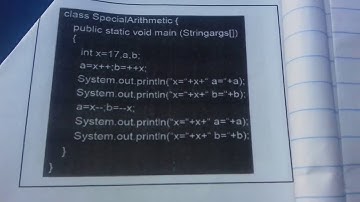 Java increment or decrement operator  (postfix and prefix )