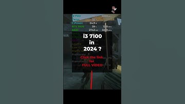 i3 7100 Tested in 15 Games (2024) | 1080p