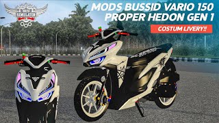 RILIS!! MODS BUSSID | Vario 150 Modifikasi Lampu Alis GEN 1