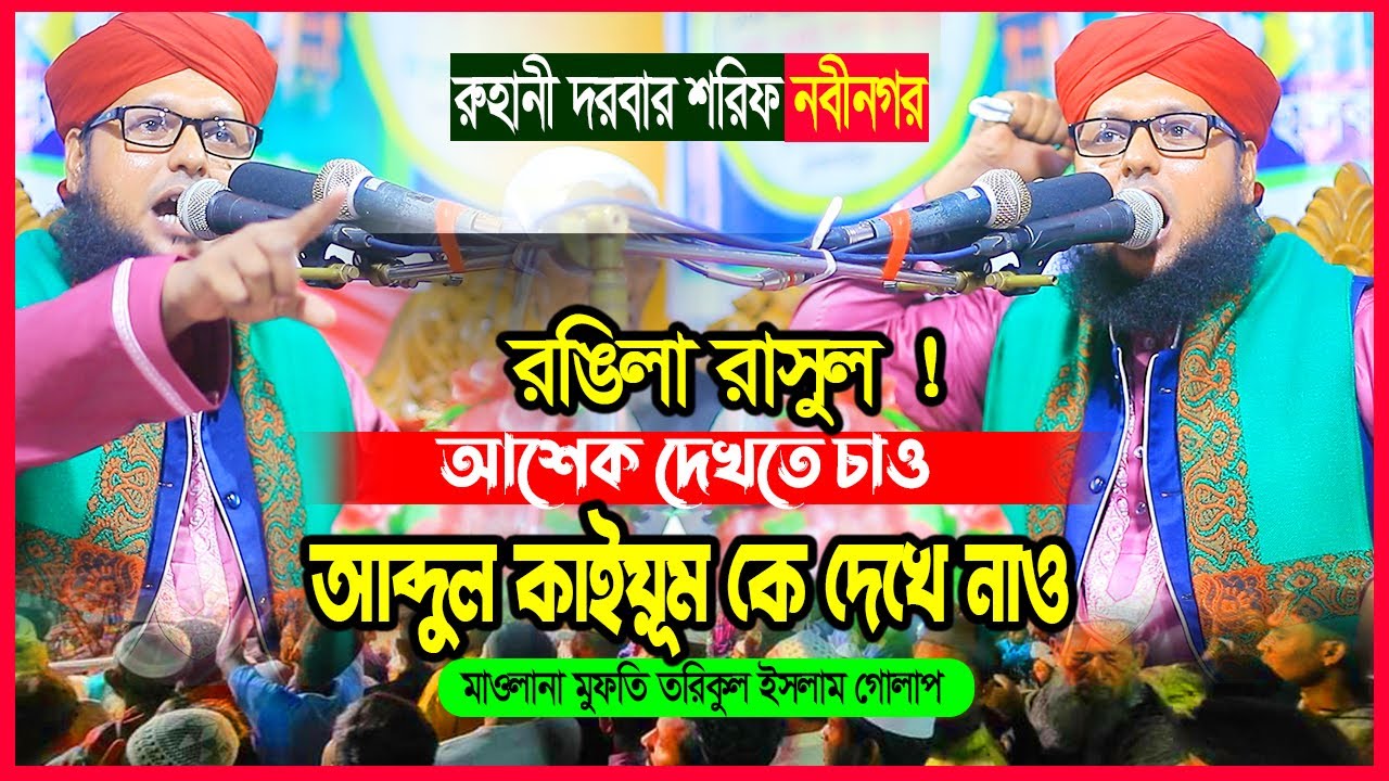বড়পীর গাউসুল আযমের জিন্দা কেরামত।মাওলানা তরিকুল ইসলাম গোলাপ।boropir abdul kadir jilani |bangla waz
