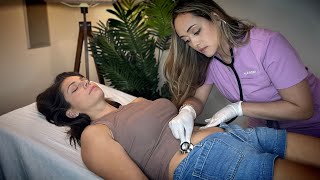 Asmr Cranial Nerve Exam & Abdominal Extion Unintentional Style Soft Spoken Roleplay