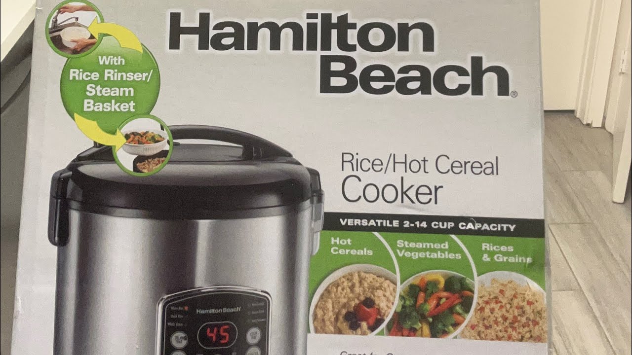 Using the Hamilton Beach Rice Cooker - A Labour of Life