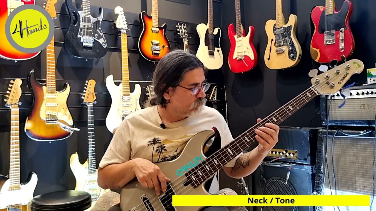 REVIEW AND DEMONSTRATION - BASS - YAMAHA - BB615 - METALLIC SILVER