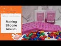 Making Silicone Moulds with PinkySil then making the soap embeds | Soy and Shea