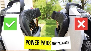 The OPTIMAL way of installing the mono_customize Power Pads - KS S18 Unicycle