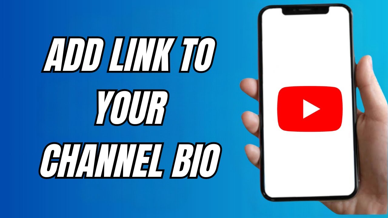 Channel Bio How To Add Links To Your Youtube Channel Bio - YouTube
