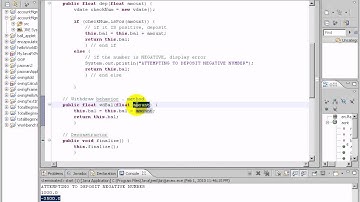 Java w/ Eclipse 43 - Bank Program Part 28