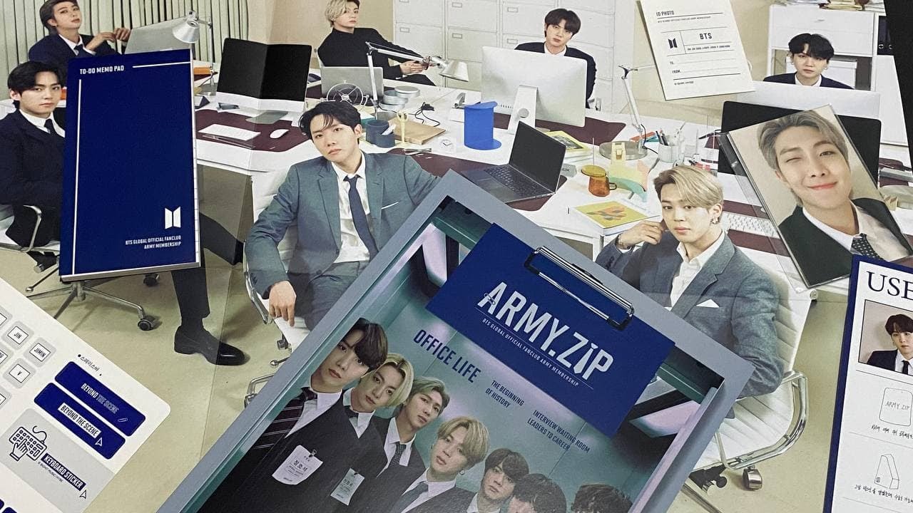 UNBOXING | ARMY MEMBERSHIP KIT 2021 : OFFICE LIFE - YouTube