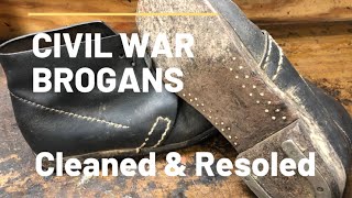 Civil War Brogans Restoration