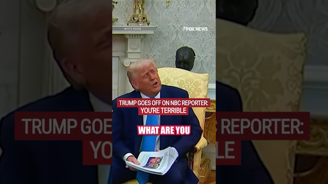 Trump slams NBC reporter for Qatari jet question 