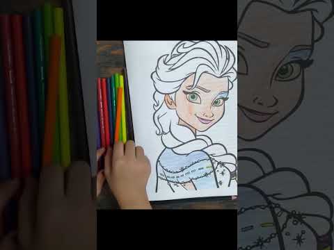   تلوين السا ملكة الثلج 
