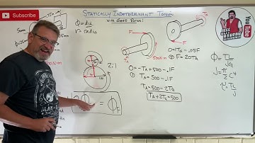 Mechanics of Materials: Lesson 27 - Indeterminate Angle of Twist with Gear Ratios