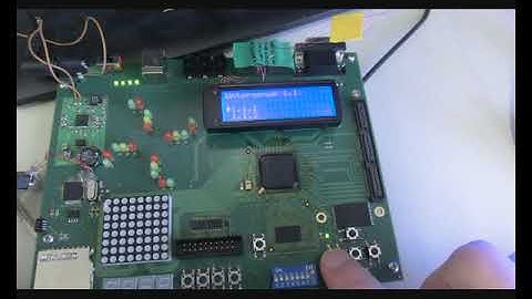 Programmed a HD44780 Display on a Xilinx Spartan FPGA