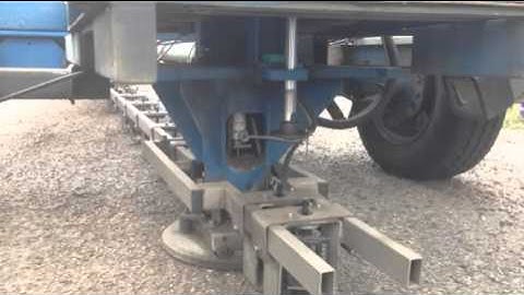 Falling weight deflectometer test fwd