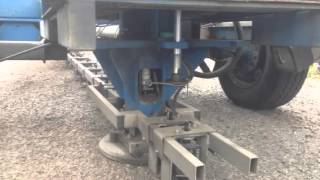 Falling weight deflectometer test fwd