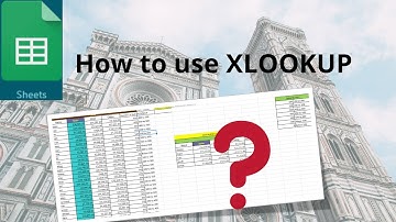 This video explains how to use the XLOOKUP function in Google Sheets