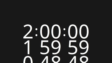 2 Hour Countup Timer