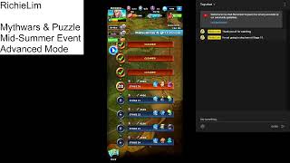 Mythwars & Puzzle : Mid-Summer Event (Advanced Mode) screenshot 2