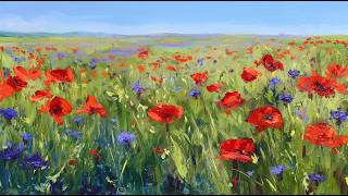 Visual Poems | A Walk in the Small World of Spring Flowers | Living Oil Paintings screenshot 3