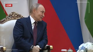 Начало переговоров Президента России и Президента Узбекистана в узком составе