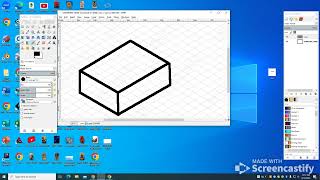 GIMP Isometric Drawing (Three Dimensional)
