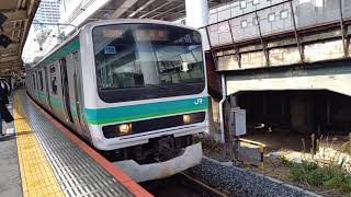 JR東日本E231系0番台マト108編成　日暮里駅3番線発車　20240329 141315