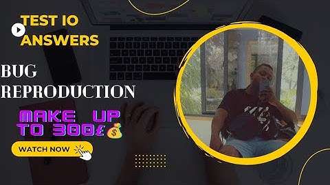 Test IO Bug Reproduction Answers