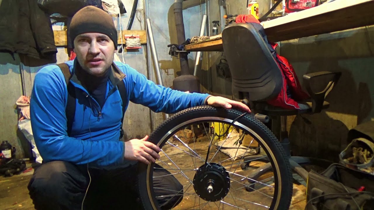 Установка мотор колеса на велосипед Stern energy 1.0