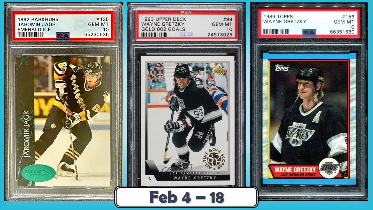 TOP 15 Highest Selling Hockey Cards from the Junk Wax Era on eBay | Feb 5 - 18, Ep 99