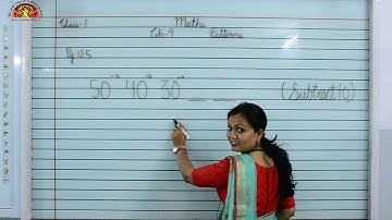 Class- 1 | Patterns | Ch- 9  | Maths | Shiv Jyoti Convent Sr. Sec. School | Affiliated to CBSE