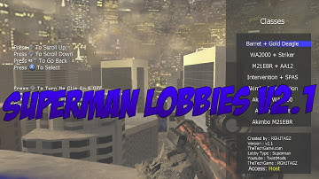 MW2 | TU8 | All Client Mod Menu | Superman Lobbies v2.1 | +Download