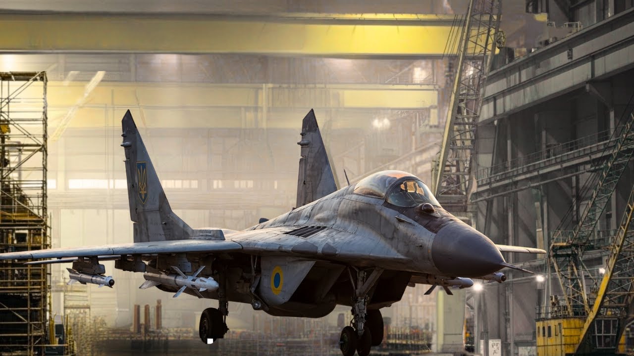 How Ukraine's $30 Million MiG-29 Fighters Battle Russia | Inside Secret Soviet Factory