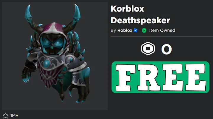 Free Korblox Deathspeaker