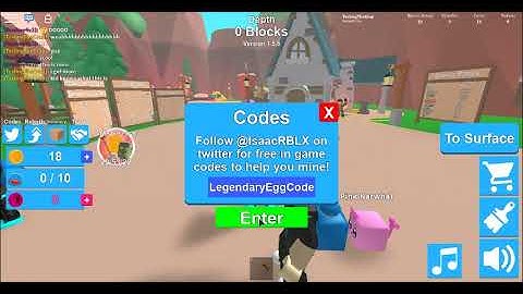 Roblox : Mining Simulator Codes (Part One)