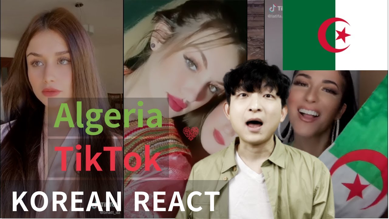 Korean React to Algerian TikTok (رد فعل كوري على تيك توك الجزائرية)