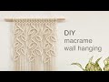 DIY | macrame leaves wall hanging | 마크라메 나뭇잎 월 행잉