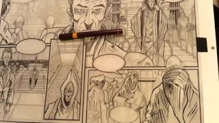 How to Draw Comics - Inking with Felt Tip Pens - PaintingTube