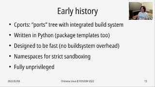 FOSDEM 2022: Chimera Linux: A BSD LLVM distro from scratch screenshot 3