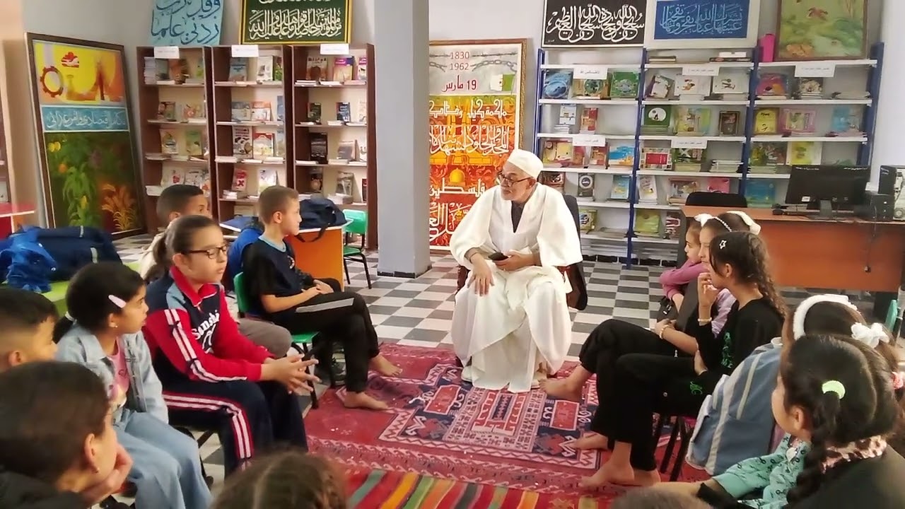 سلسلة كان يا مكان ( ورشة الحكواتي بفضاء الطفل )