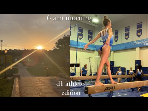 realistic morning routine as a d1 student-athlete