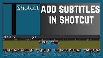 How To Add Subtitles On Videos In Shotcut Videos Editors | Shotcut Tutorial