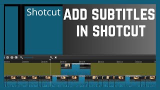How To Add Subtitles On Videos In Shotcut Videos Editors | Shotcut Tutorial