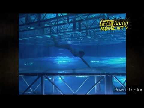 fear factor:girl really trapped by ice underwater