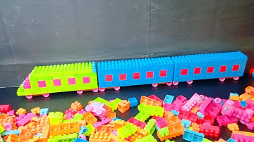 Satisfying DIY Lego Train | Lego Building Blocks Videos #buildingblockstoys #lego SOJIB TOYS