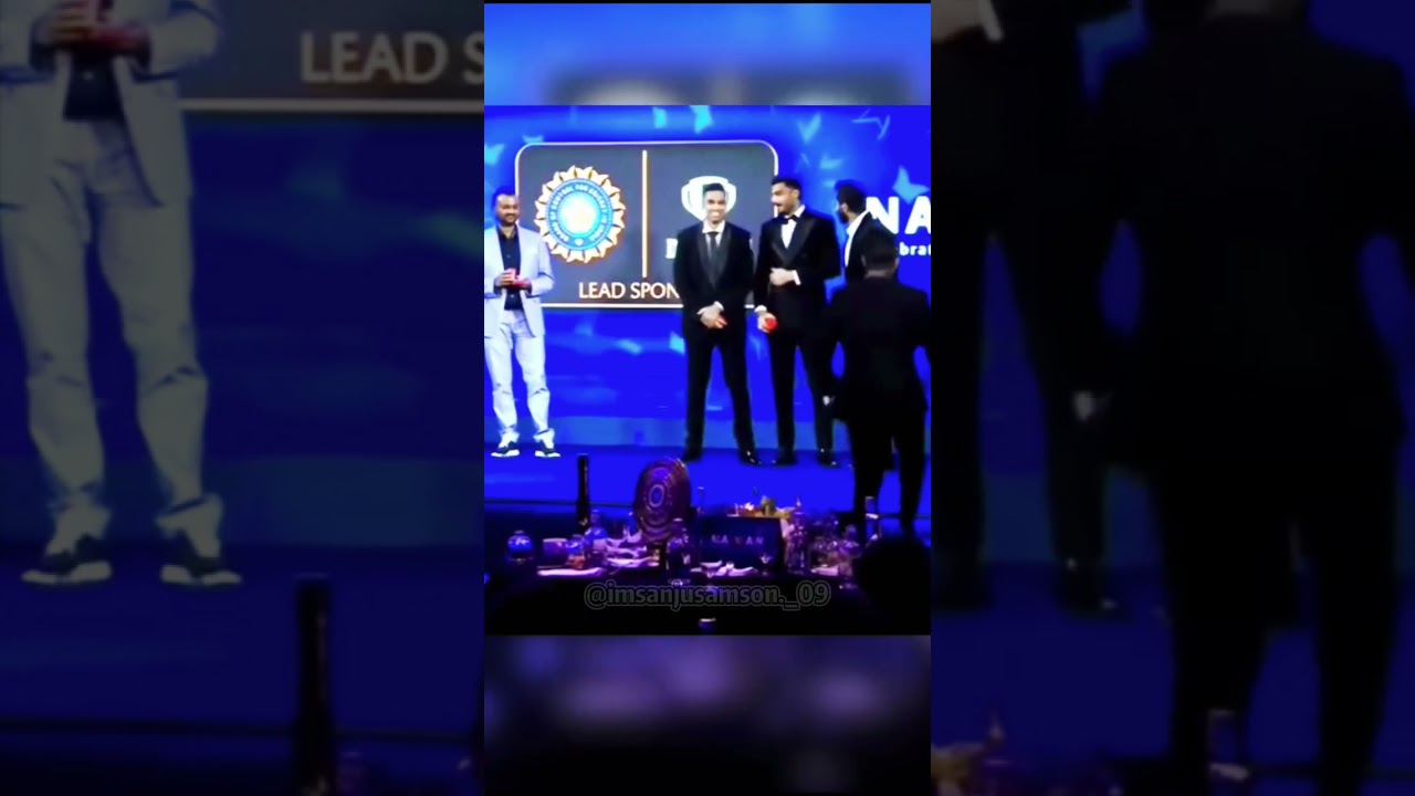 Sanju Samson was awarded the Naman Awards for scoring the most 120 runs in 2024 // Sanju Samson