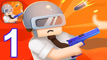 Bullets Elite - Gameplay Walkthrough Part 1 Tutorial Levels 1-100 Mr Bullet 3D (Android, iOS)
